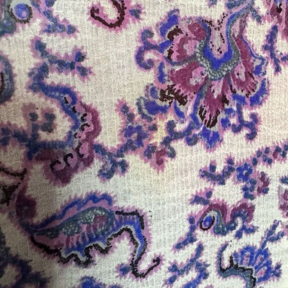 Free‎ People Intimately Pretty Little Thing Cami Women M Purple White Multi Boho - Picture 9 of 11